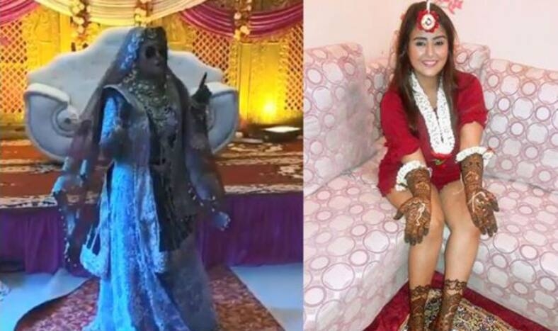 Bhojpuri Hot Actor Akanksha Awasthi Dances With Right Moves And Thumkas on Her Wedding -Watch Viral Video