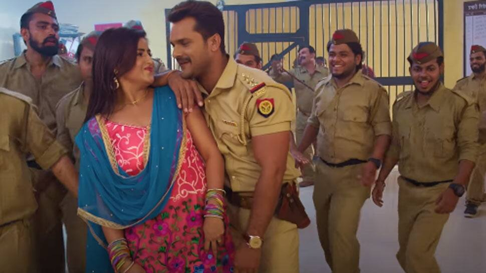 Khesari Lal Yadav-Akanksha Awasthi's 'A Ho Madame Ji Maan Jaiye' song from 'Dabang Sarkar' creates a storm online - Watch